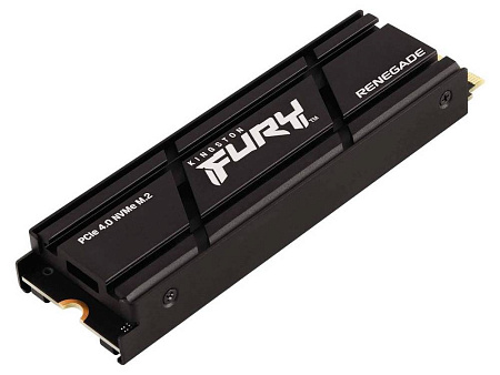 .M.2 NVMe SSD 4.0TB Kingston FURY  Renegade w/Heatsink10.5mm [PCIe 4.0 x4, R/W:7300/7000MB/s, 3DTLC]