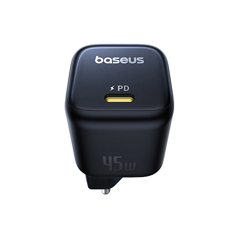 Baseus Wall Charger GaN 1*Type-C 45W, PicoGov Series, Cosmic Black