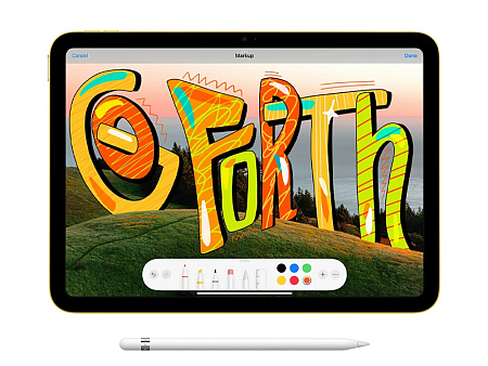 Планшет Apple iPad 10.9" (10th gen) A2757, WiFi + Cellular, 64Гб, Жёлтый