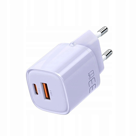 Mcdodo Wall Charger Nano Series 1*USB-A+1*Type-C 3A 33W, Purple