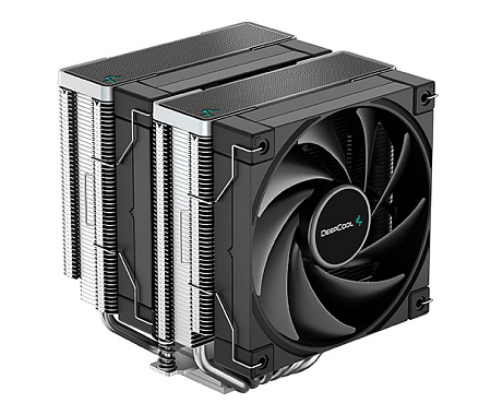 AC Deepcool "AK620" (≤28 dB, 500-1850RPM, 68.99 CFM, 2x120mm, 260W, 6/6mm, 1456g.)