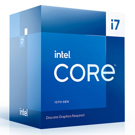 CPU Intel Core i7-13700F 2.1-5.2GHz (8P+8E/24T, 30MB,S1700,10nm, No Integ. Graphics,65W) Box CPU Intel Core i7-13700F 2.1-5.2GHz (8P+8E/24T, 30MB,S1700,10nm, No Integ. Graphics,65W) Box