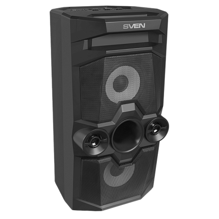 Speakers SVEN "PS-650" 50w, Black, Bluetooth, microSD, FM, AUX, USB, LED, power:8000mA, USB, DC5V