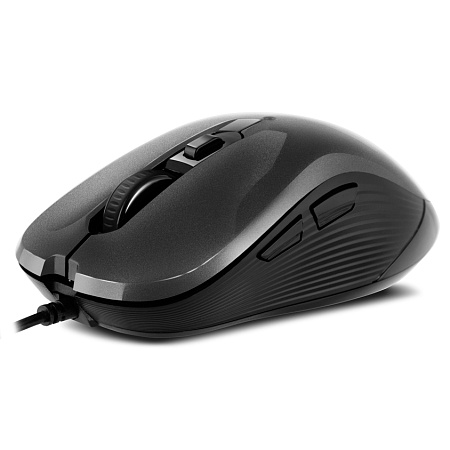 Mouse SVEN RX-520S, 800-3200 dpi, 6 buttons, Ambidextrous, Silent, 83g., 1.5m, USB, Black Mouse SVEN RX-520S, 800-3200 dpi, 6 buttons, Ambidextrous, Silent, 83g., 1.5m, USB, Black