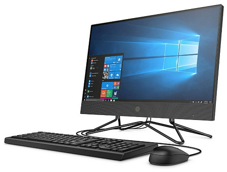 HP AIO 200 G4 Black (21.5" FHD IPS Core i5-10210U 1.6-4.2GHz, 8GB, 256GB, DVD-RW, DOS)