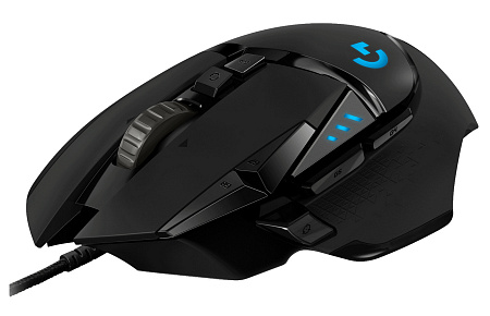 Gaming Mouse Logitech G502 Hero, 25, 6k dpi, 11 buttons, 400IPS, 40G, 121g+18g, 10000Hz, Ergonomic, 
