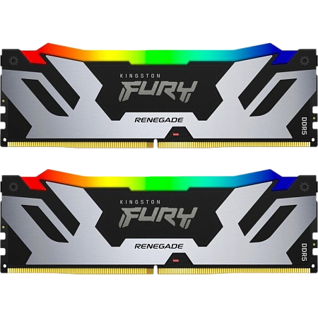 .64GB DDR5-6000MHz  Kingston FURY Renegade RGB (Kit of 2x32GB) (KF560C32RSAK2-64), CL32-38, 1.35V