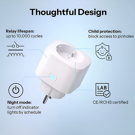 Sonoff Matter Over Wi-Fi Smart Plug S61s 16A Sonoff Matter Over Wi-Fi Smart Plug S61s 16A