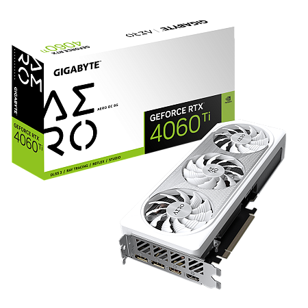 VGA Gigabyte RTX4060Ti 8GB GDDR6X Aero OC  (GV-N406TAERO OC-8GD)