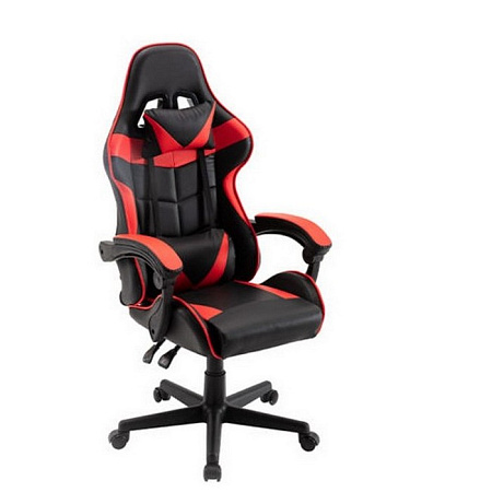 Gaming Chair Havit GC933, Headrest & Lumbar cushion, Handrails, 139 degrees, Black/Red