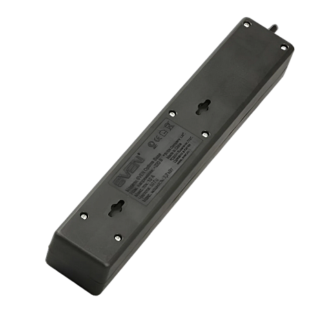Surge Protector 5 Sockets, 3.0m, Sven Optima Base, BLACK flame-retardant material Surge Protector 5 Sockets, 3.0m, Sven Optima Base, BLACK flame-retardant material