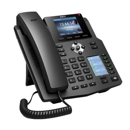 Fanvil X4G Black, VoIP phone, Colour Display, SIP support