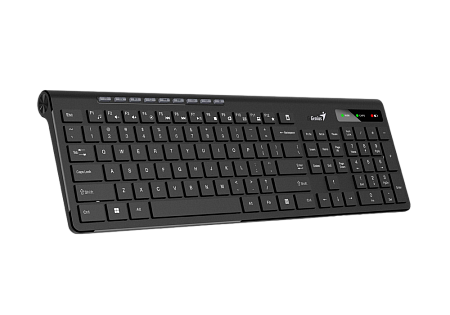 Wireless Keyboard Genius SlimStar 7230, Multimedia, 12 Fn Keys, Chocolate keys, Battery indicator, 1 Wireless Keyboard Genius SlimStar 7230, Multimedia, 12 Fn Keys, Chocolate keys, Battery indicator, 1