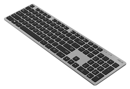 Wireless Keyboard & Mouse Asus W5000, 13 Fn keys, Ultra thin, Metal-like finish, Silent, 800-1600dpi