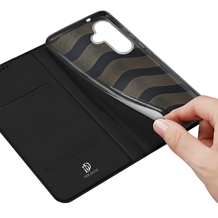 DUX DUCIS Case Flip SkinPro Samsung S25, Black DUX DUCIS Case Flip SkinPro Samsung S25, Black