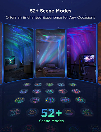 Световой проектор GOVEE Star Light Projector, 18 White Noise Options Световой проектор GOVEE Star Light Projector, 18 White Noise Options