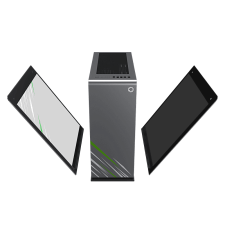 Case EATX GAMEMAX VEGA Pro, w/o PSU, 0.8/1.2mm, 1x120mm ARGB, ARGB Hub, Dual Side Tempered Glass, Du