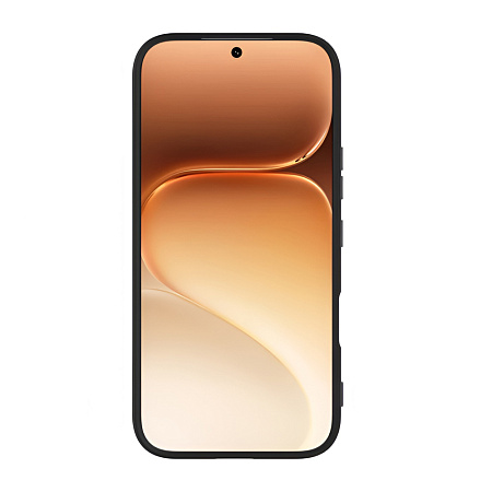 WOO Case Liquid Silicone Honor 600 5G, Black
