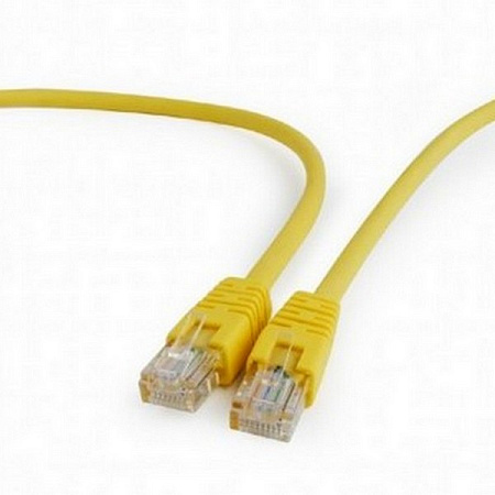 5m, Patch Cord Yellow, PP12-5M/Y, Cat.5E, Cablexpert, molded strain relief 50u" plugs 5m, Patch Cord Yellow, PP12-5M/Y, Cat.5E, Cablexpert, molded strain relief 50u" plugs