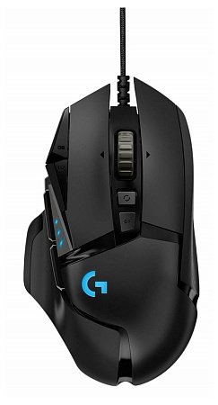 Gaming Mouse Logitech G502 Hero, 25, 6k dpi, 11 buttons, 400IPS, 40G, 121g+18g, 10000Hz, Ergonomic, 