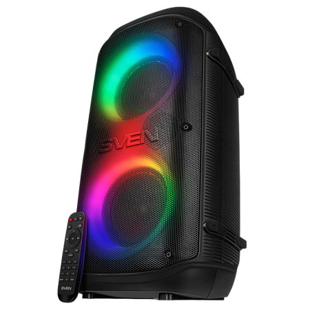 Partybox SVEN "PS-800" 100w, Black, Bluetooth, TWS, Bluetooth, FM, USB, microSD, 2x4400mA*h