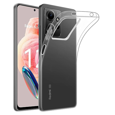 Helmet Case TPU Soft Redmi Note 12 4G, Clear