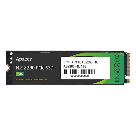Накопитель SSD Apacer AS2280F4L, 1024Гб, AP1TBAS2280F4L-1 Накопитель SSD Apacer AS2280F4L, 1024Гб, AP1TBAS2280F4L-1