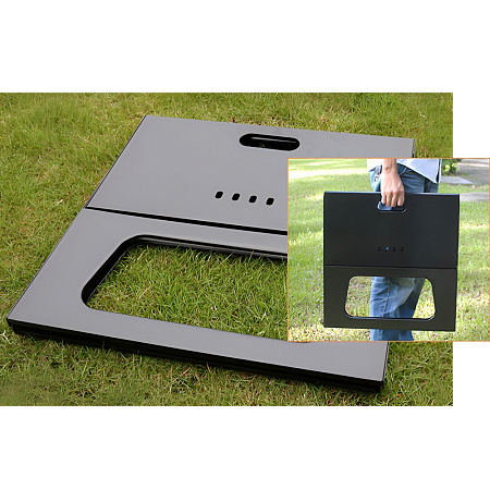Compact Steel BBQ Grill Series A (Portable Furnace)