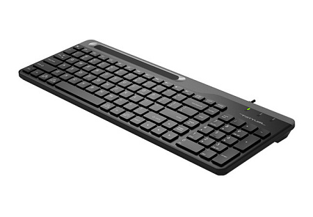 Keyboard A4Tech FK25, 12 Fn keys, Ultra Slim, Smartphone Cradle, Laser Inscribed Keys, Chocolate Key