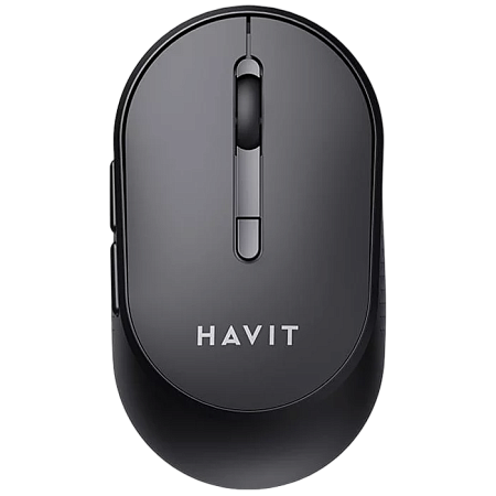 Wireless Mouse Havit MS78GT, 1200-3200dpi, 6 buttons, Ambidextrous, 1xAA, 2.4Ghz, Black