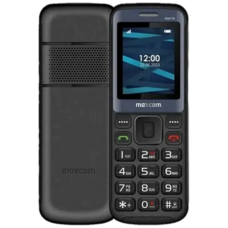 Мобильный телефон MaxCom MM718, Чёрный, iphone, xiaomi, samsung, oppo, чехол, стекло Мобильный телефон MaxCom MM718, Чёрный, iphone, xiaomi, samsung, oppo, чехол, стекло