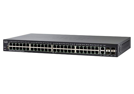 48-port 10/100Mbps Managed Switch Cisco SF350-48, 2xSFP, 2xSFP Combo