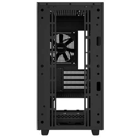 Case mATX Deepcool CH370, w/o PSU, 1x120mm, 2xUSB3.0, Fron Mesh, Tempered Glass, VGA & Headset holde