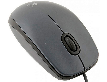 Mouse Logitech M90, 1000 dpi, 3 buttons, Ambidextrous, 90g., 1,8m, USB, Black