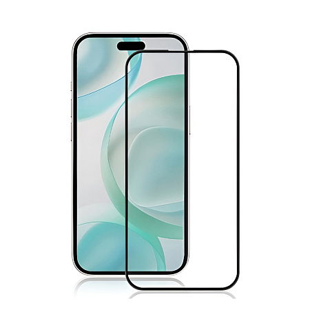 Helmet Diamond Glass 5D iPhone 16 Plus, Black Helmet Diamond Glass 5D iPhone 16 Plus, Black