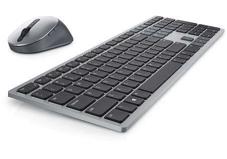 Wireless Keyboard & Mouse Dell Premier Multi-Device KM7321W, Well-crafted design, 2.4Ghz/BT, Russian