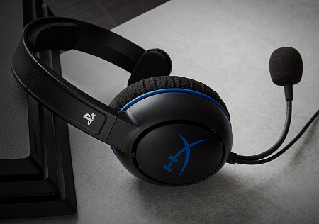 Gaming Headset HyperX Cloud Chat PS4, 40mm driver, 16 Ohm, 50-10kHz, 85 db, 123g, Noise-cancelling M