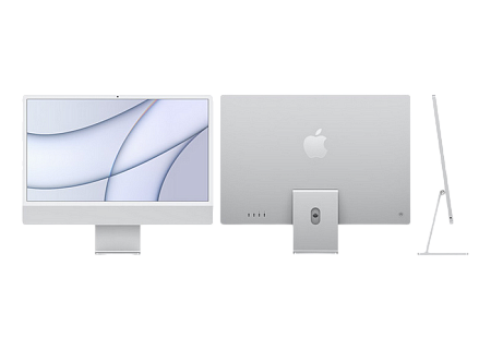 Моноблок Apple iMac A2438, M1 with 8-core CPU and 8-core GPU, 16ГБ/1024Гб, macOS Big Sur, Серебристый