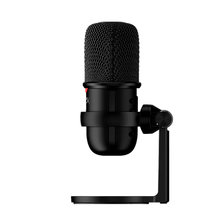 Microphones HyperX SoloCast, 14mm condenser capsules, Cardioid, 74db, -6 db, 96 kHz, 24bit, Tap-to-M