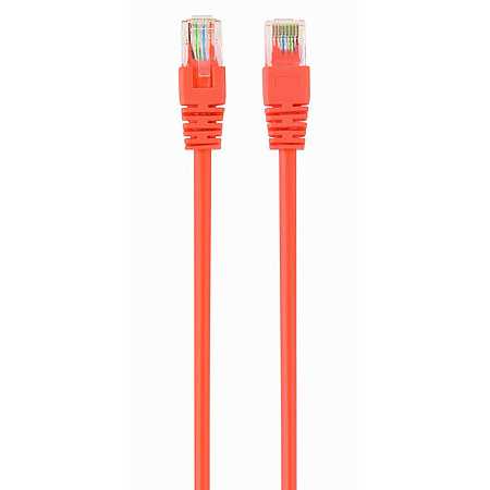  2m, Patch Cord  Orange, PP12-2M/O, Cat.5E, Cablexpert, molded strain relief 50u" plugs