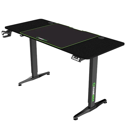 Игровой стол Gamemax D140-Carbon-EC, Чёрный