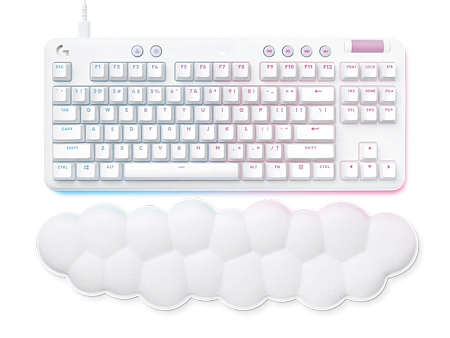 Gaming Keyboard Logitech G713, Mechanical, TKL, PBT keycaps, GX Linear, Media сontrols, Volume rolle