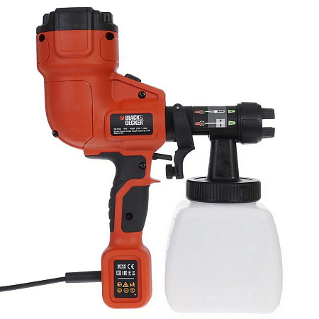 Sprayer Black+Decker (HVLP200-QS) 400W, 0.34l/min Sprayer Black+Decker (HVLP200-QS) 400W, 0.34l/min