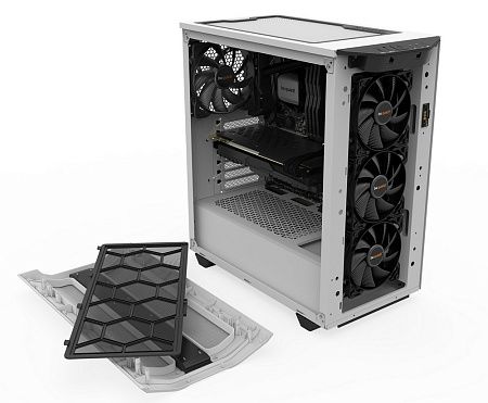 Case ATX be quiet! Pure Base 500 DX, w/o PSU, 3x140mm, 2xARGB Strips, Tempered Glass, Dust filters, 