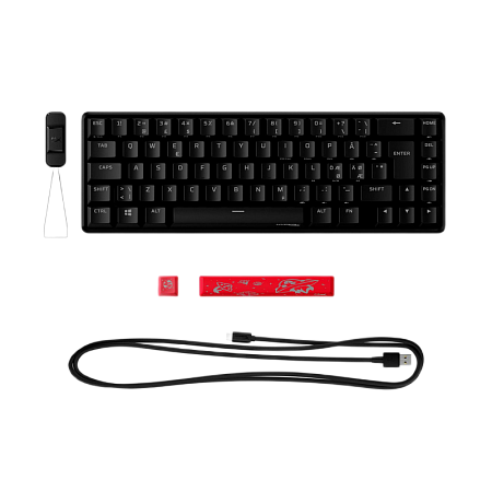 Клавиатура HyperX Alloy Origins 65, Проводное, Чёрный
