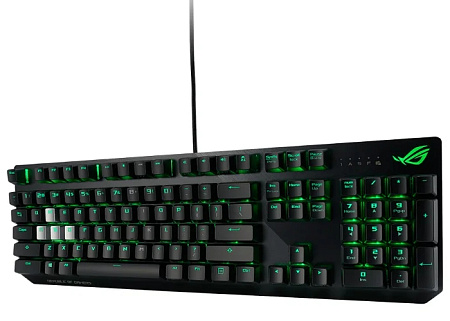 Gaming Keyboard Asus Strix Scope RX, Mechanical, RX Red Optica SW, RGB, PBT, IP57, USB Passthrough, 