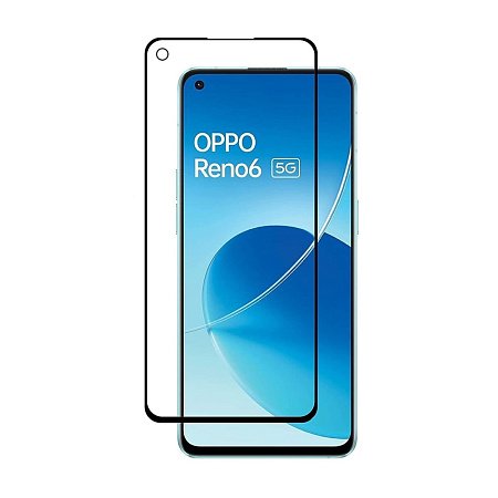 Helmet Diamond Glass 4D Oppo Reno 6 5G, Black Helmet Diamond Glass 4D Oppo Reno 6 5G, Black