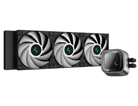 AIO Liquid Cooling Deepcool "LS720" (<32.9dBA, 85.85CFM, 3x120mm, ARGB LED, 1607g.)