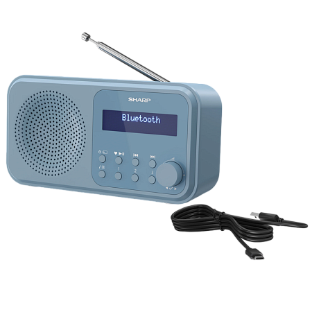 Портативное радио Sharp DR-P420BLV01, Синий