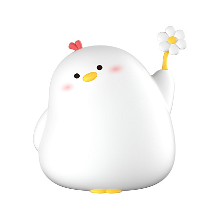 Cute Series Night Light Chicken, White